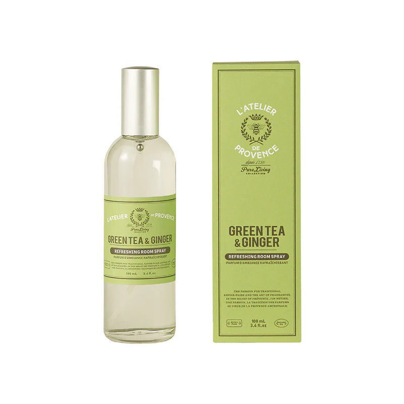 Parfum d’ambiance rafraîchissant au thé vert et gingembre