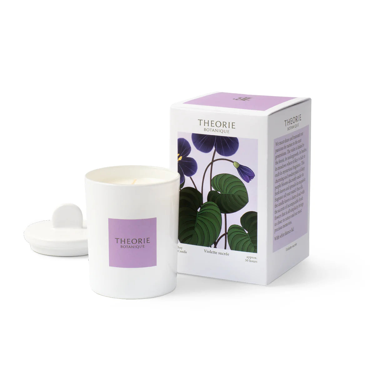 Bougie de soja - Violette sucrée - 50h