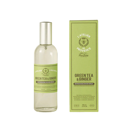 Parfum d’ambiance rafraîchissant au thé vert et gingembre