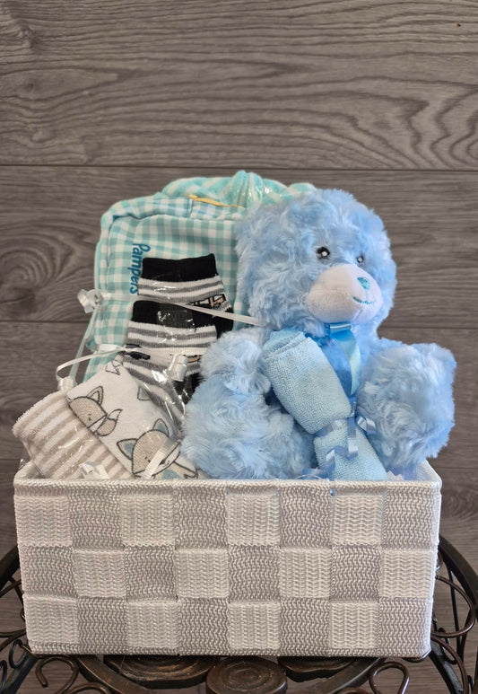 Panier cadeau naissance — Petit garçon